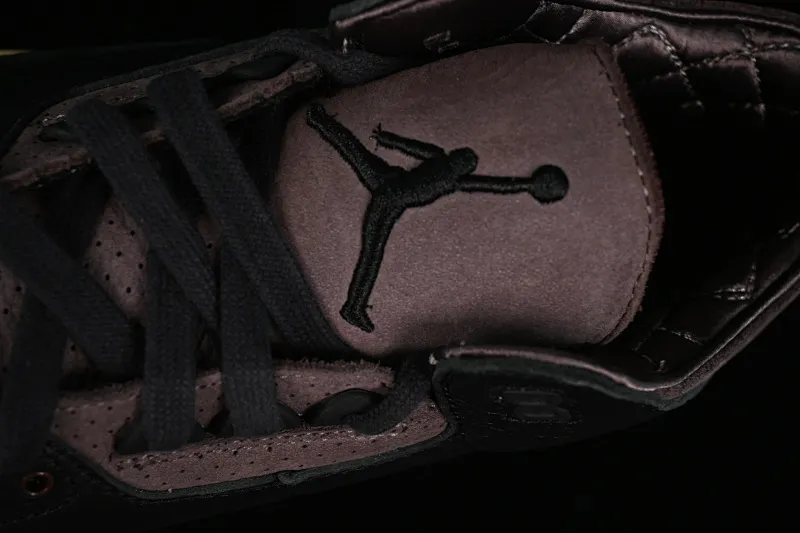 All categories Air Jordan Jordan series basketball shoes Air Jordan 3 foreign trade version A Ma Maniere x Air Jordan 3 Retro "Black" AJ3 Joe 3 joint model FZ4811-001
